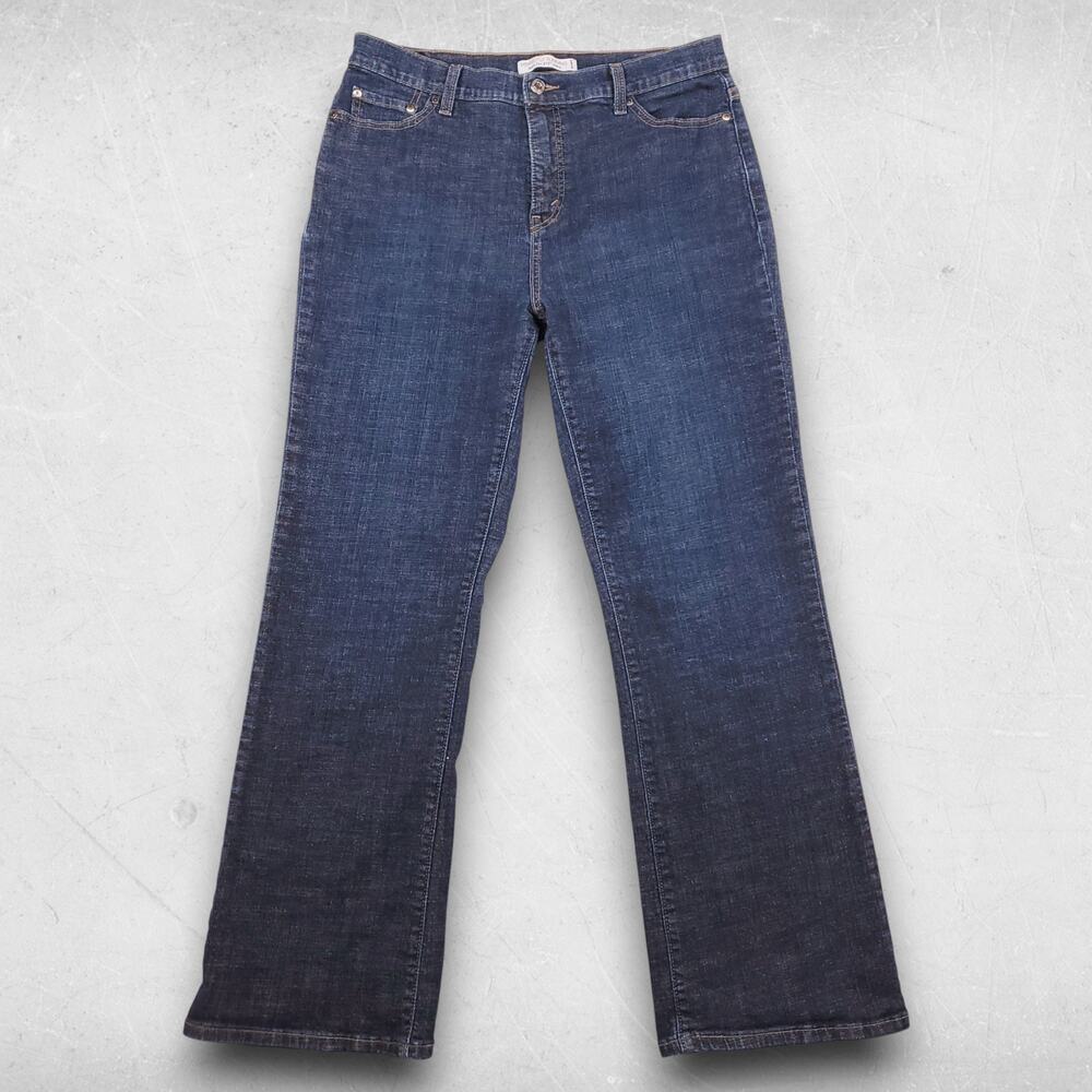 Levi's 512 Jeans Women 16M Dark Wash Bootcut Perfectly Slimming Western Rodeo
